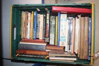 A mixed military interest box of books including T