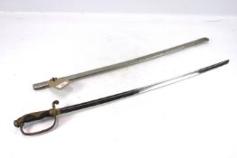 A Japanese Junior Army or police officers sword ,