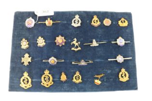 A fine collection of sweetheart brooches