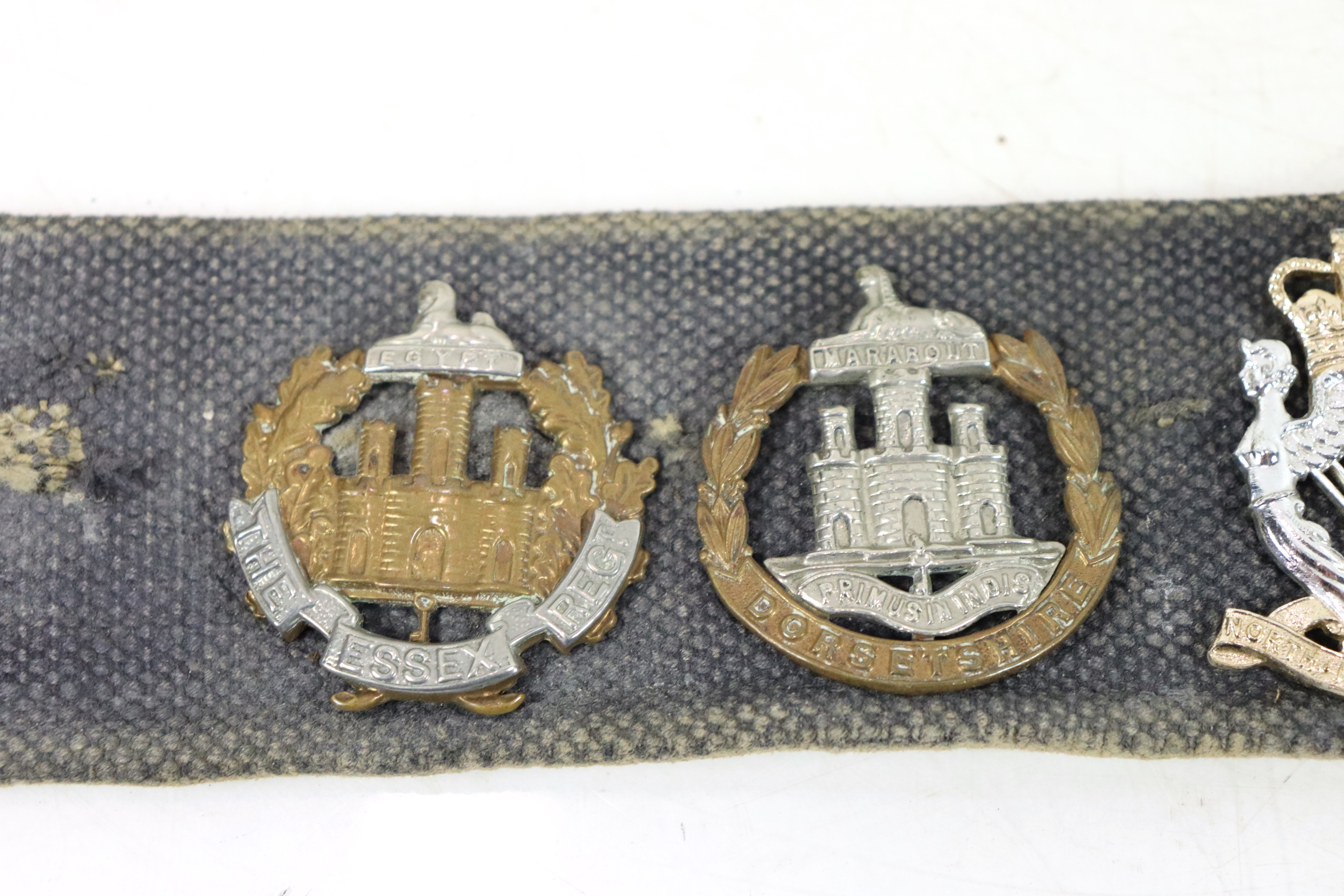 Two 37 patt belts displaying a collection of milit - Image 5 of 24