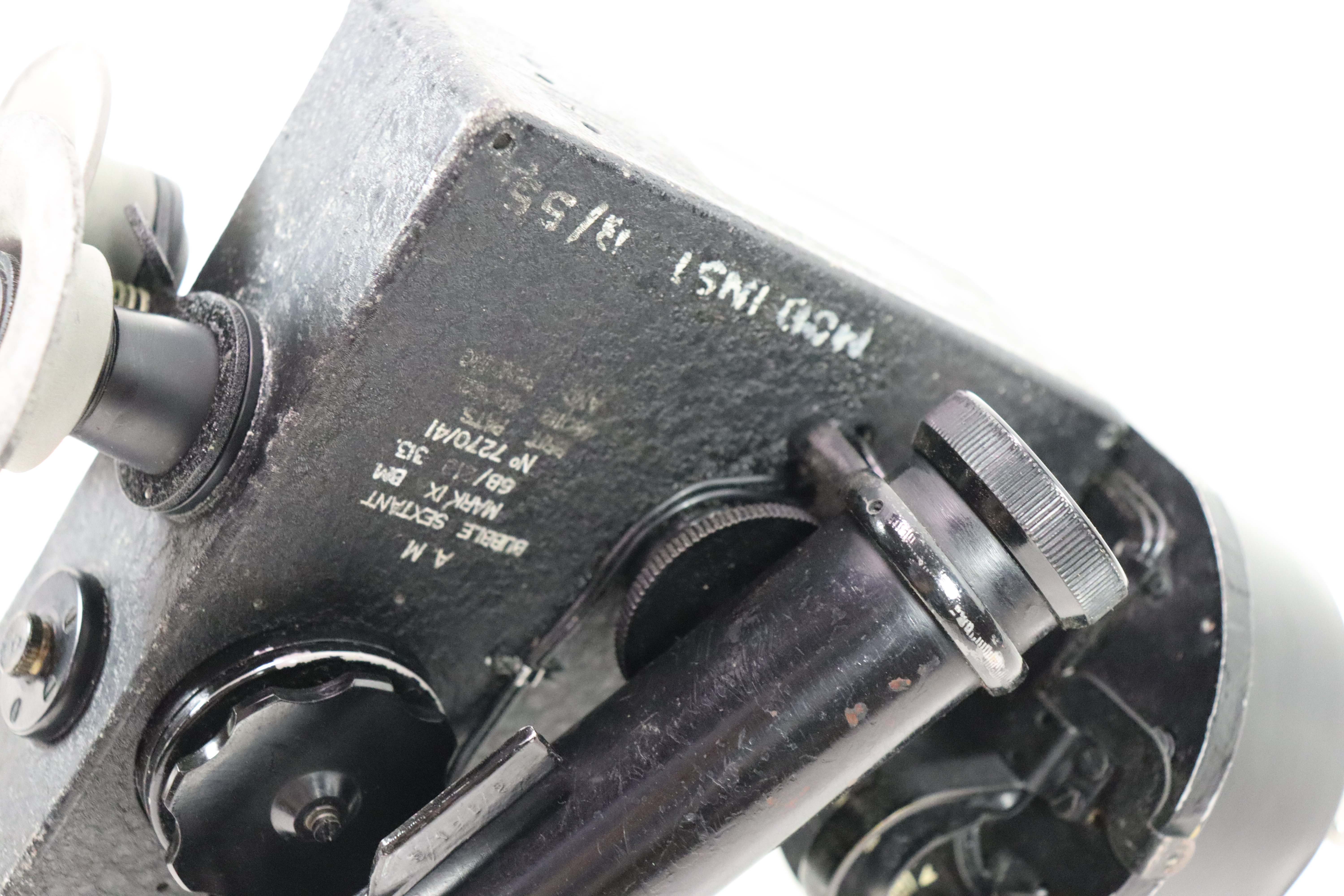 A WWII era cased Bubble Sextant MKIX serial no. 72 - Image 17 of 24
