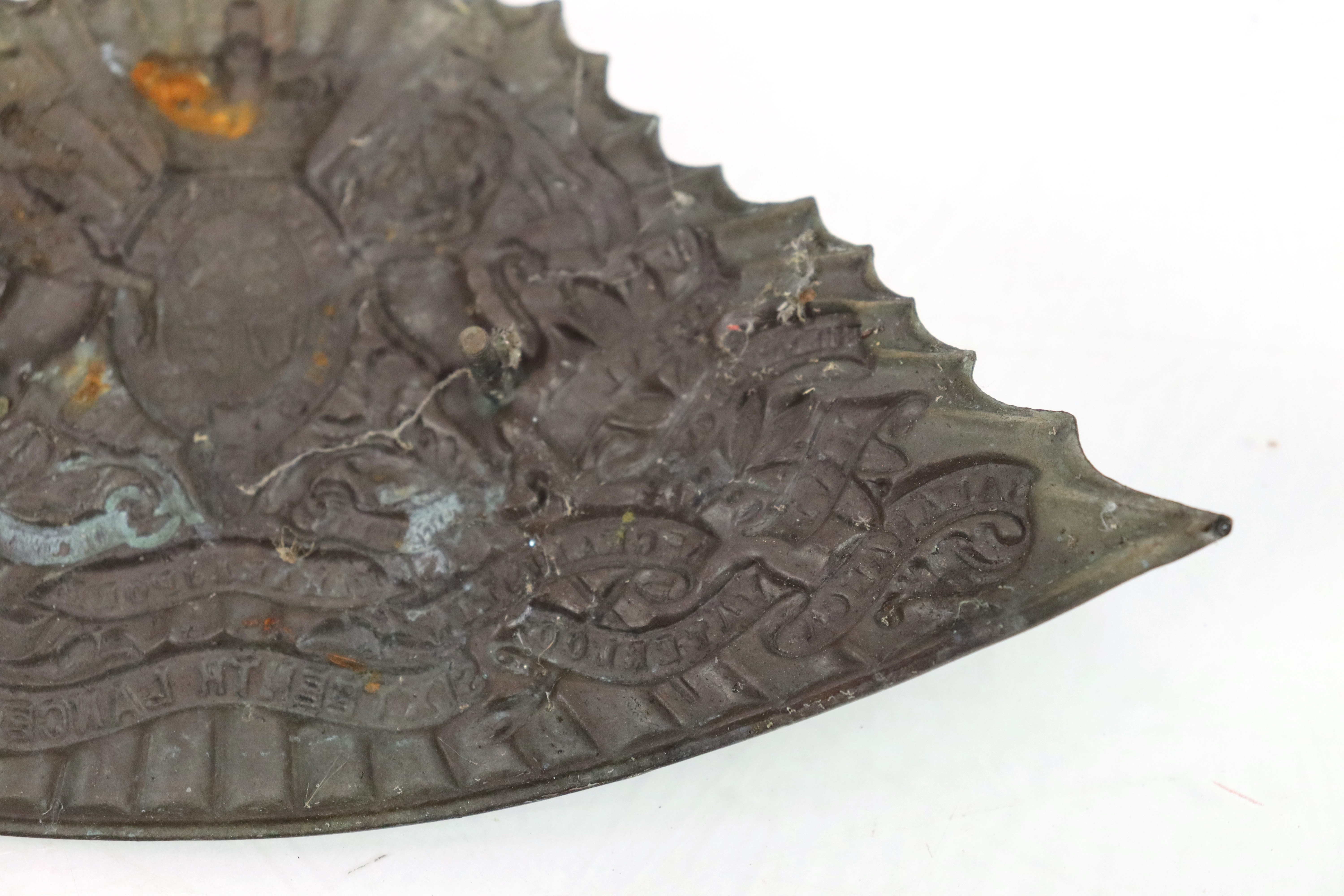 A Victorian 16th Lancers Czapka helmet plate with - Image 8 of 8