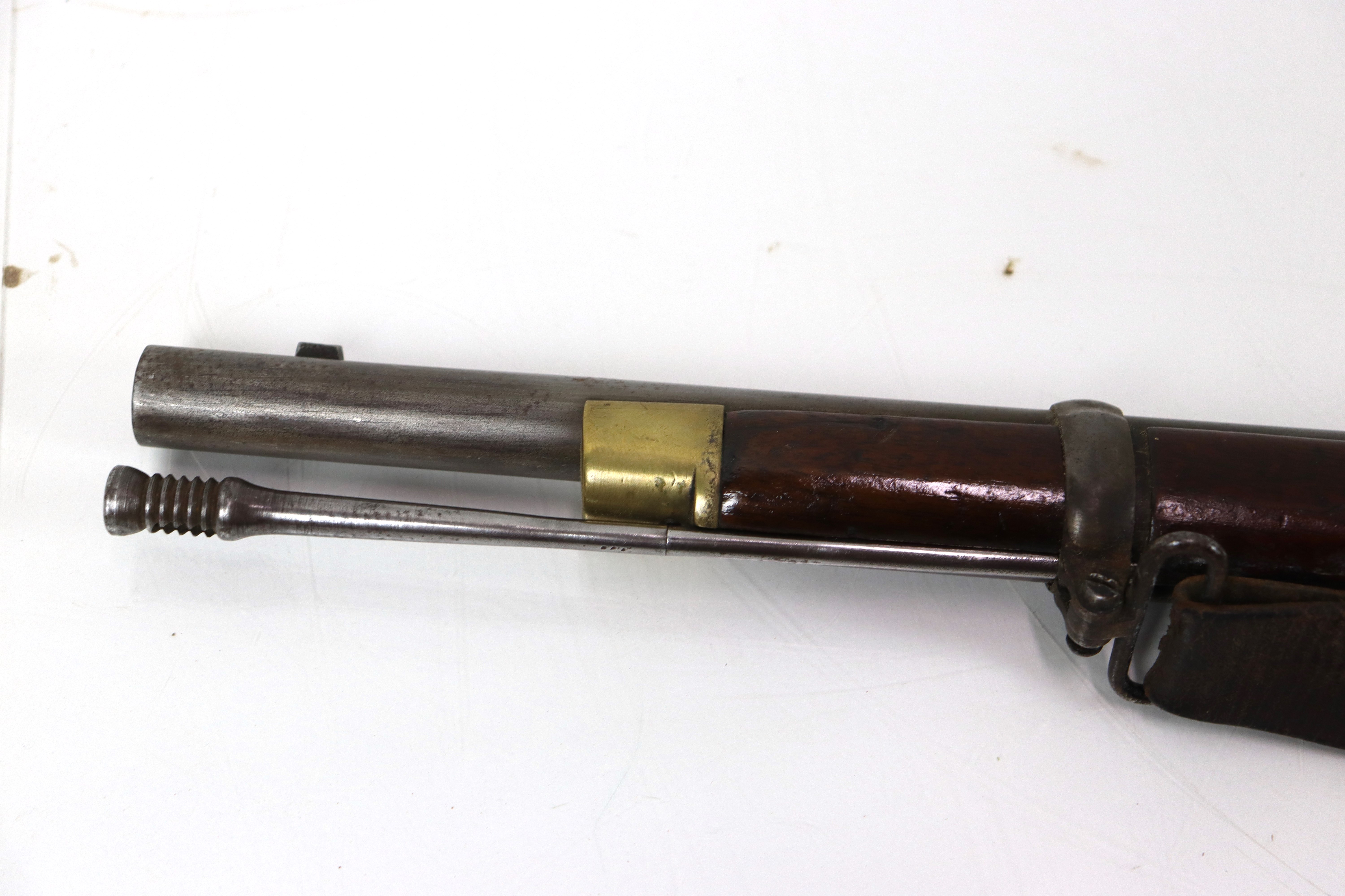 A three band Enfield .577 muzzle loading rifle. Lo - Image 11 of 23