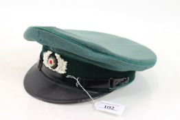 A German (PATTERN) peaked cap
