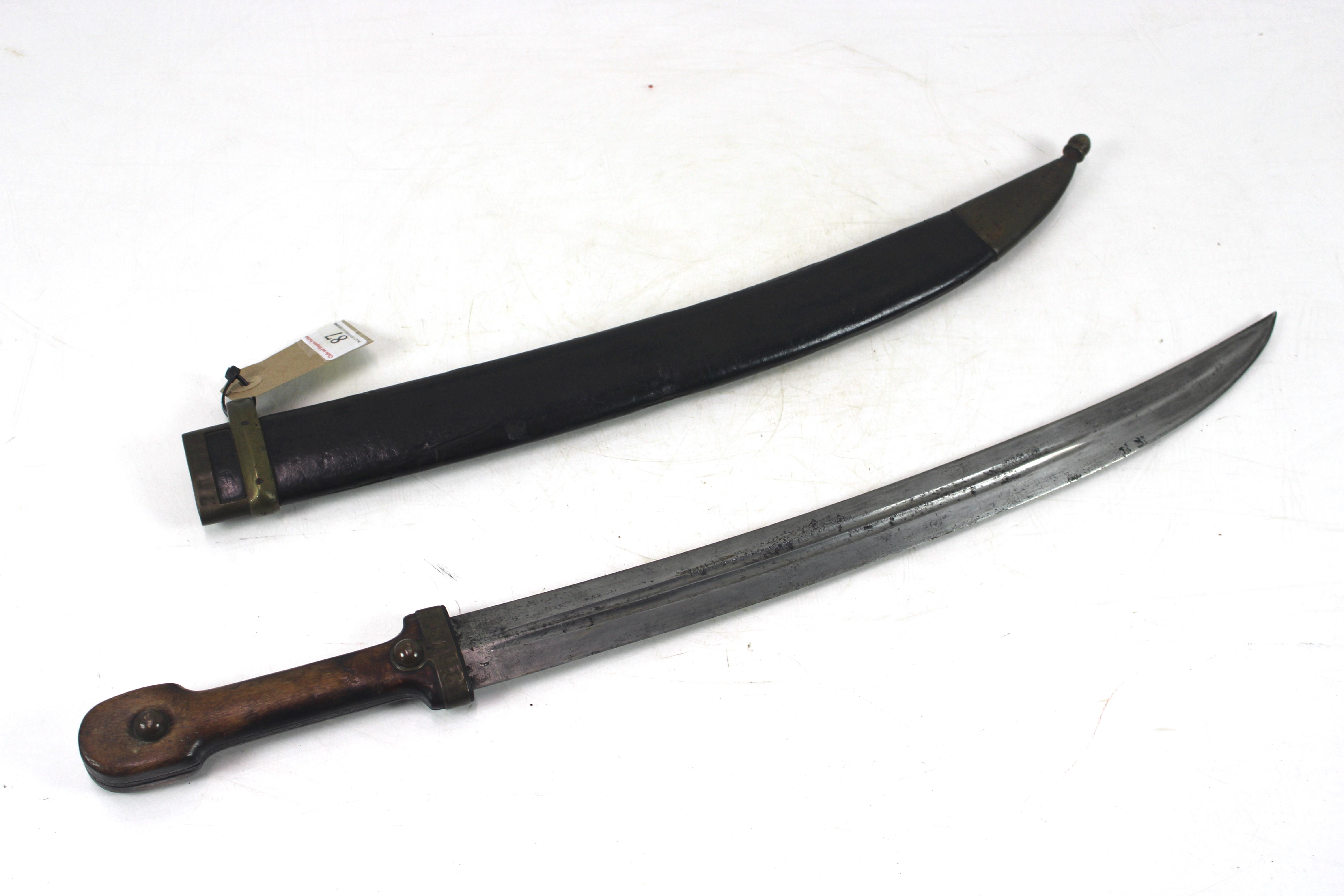 A WWI Imperial Russian Kindjal Bedut short sword d