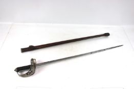 A Victorian 1895 model Infantry Officers sword wit