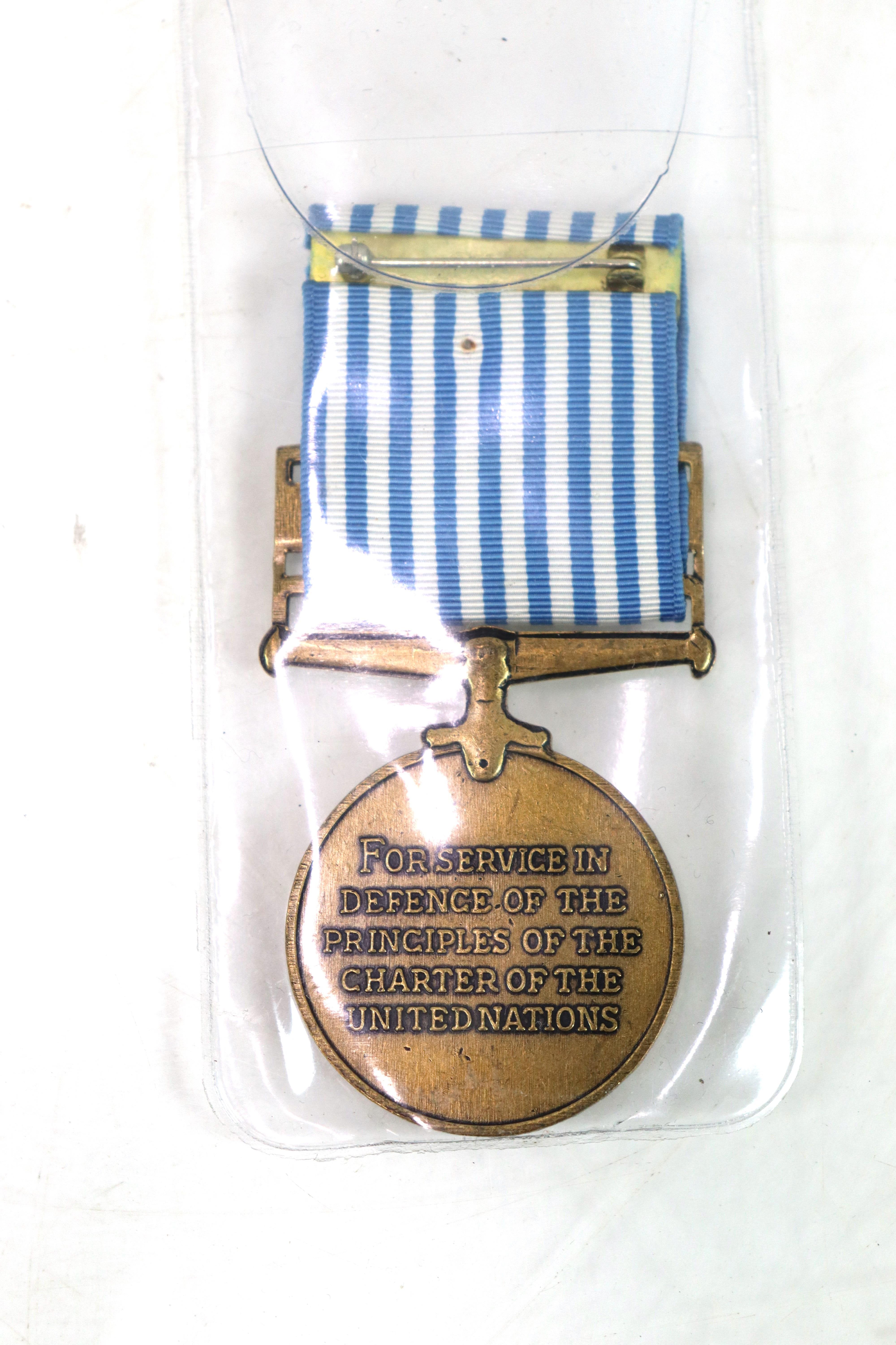 Korea and U.N. Korea medals to T/22309849 D.V.R. J - Image 3 of 5