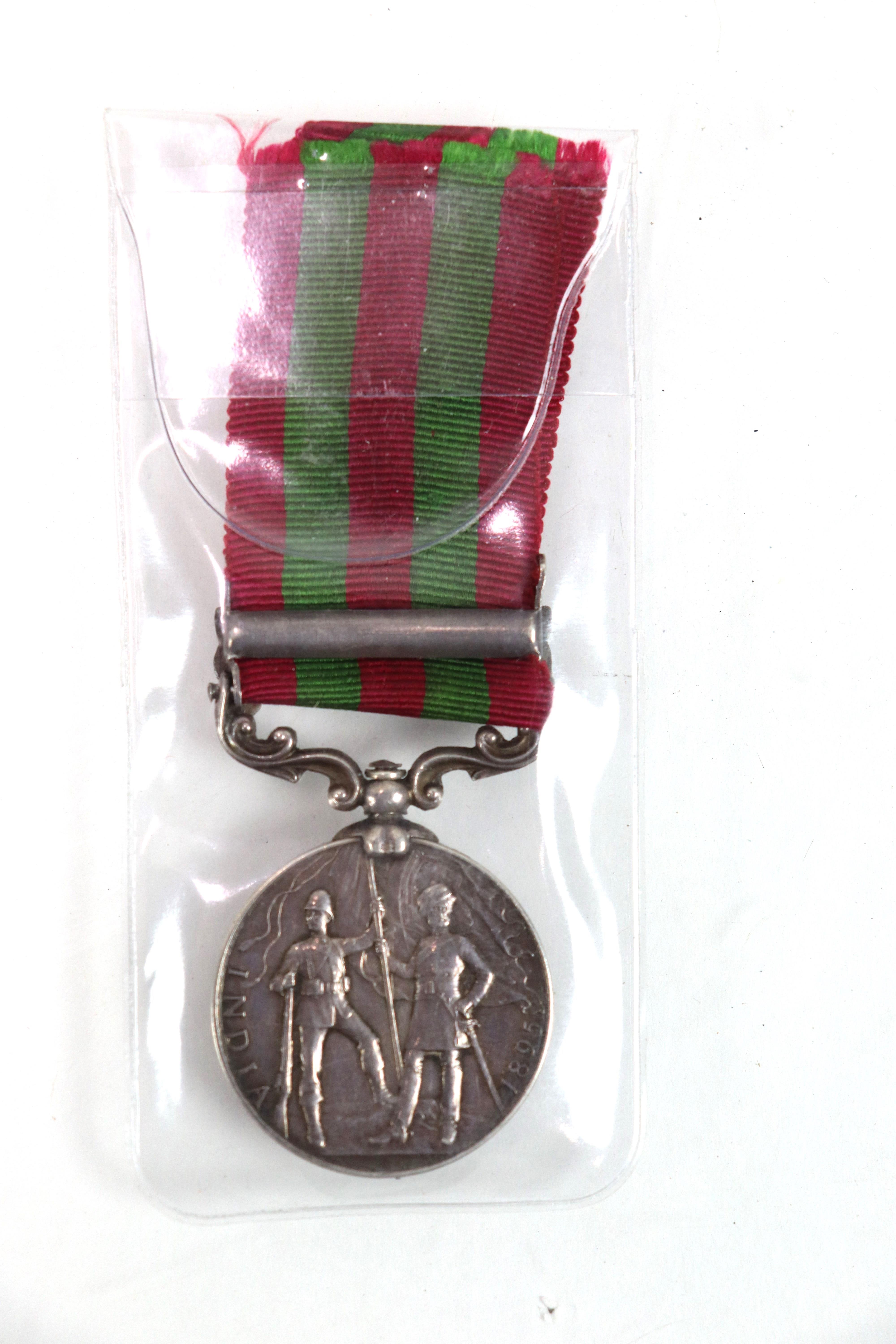 An I.G.S. medal (1896) with Punjab Frontier 1897-9 - Image 4 of 9