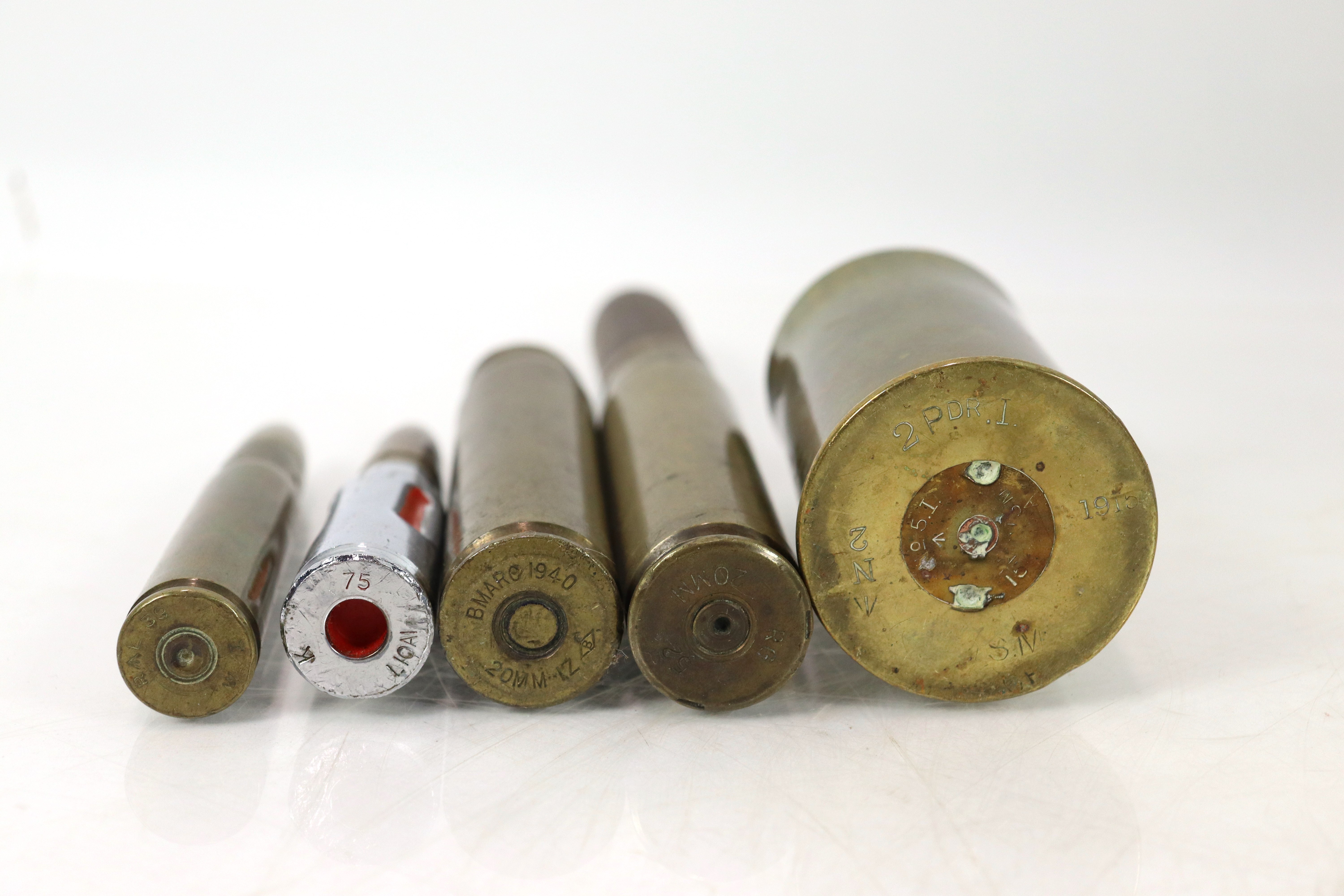 A collection of various shell cases including WWI - Image 31 of 34