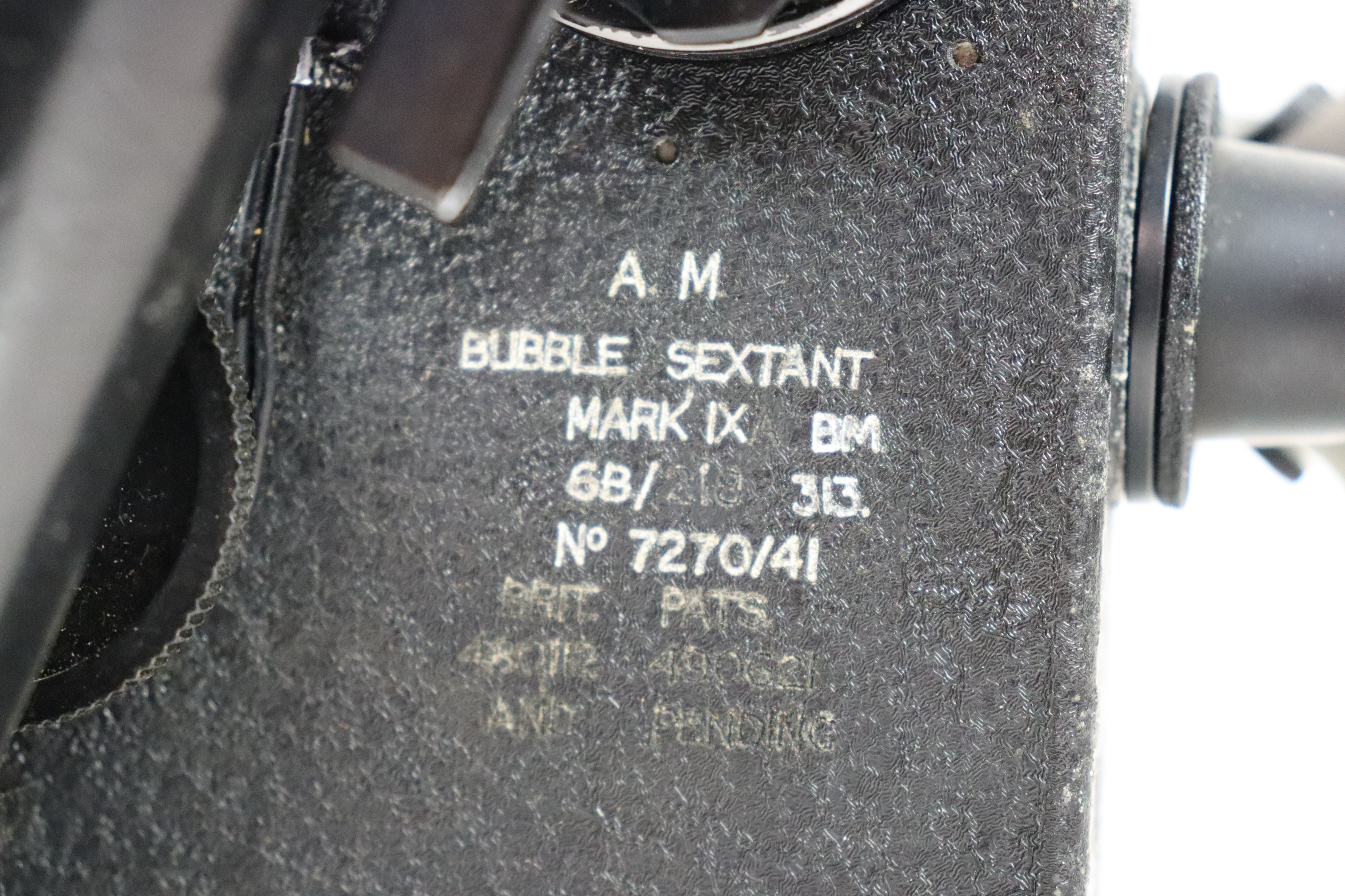 A WWII era cased Bubble Sextant MKIX serial no. 72 - Image 18 of 24