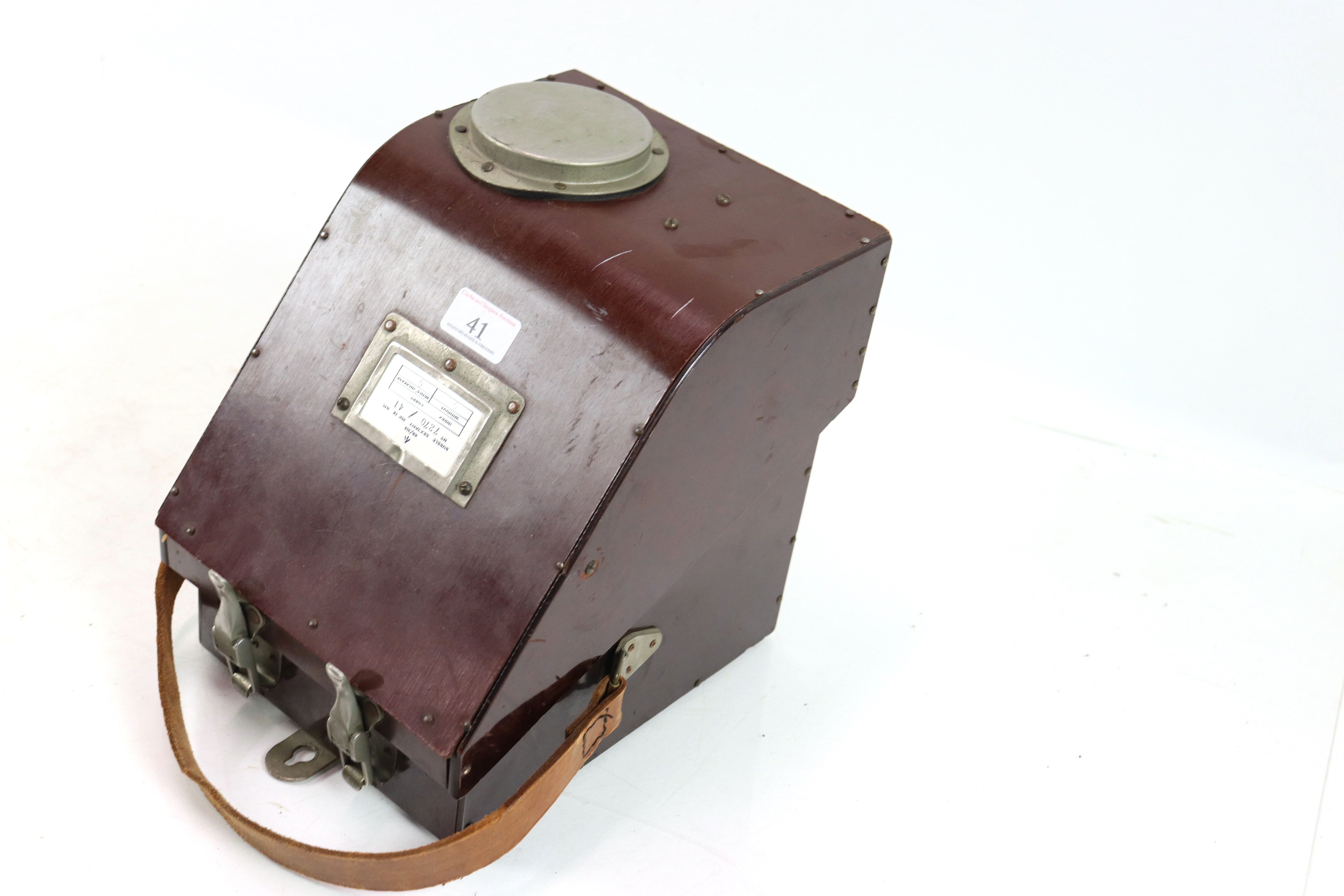 A WWII era cased Bubble Sextant MKIX serial no. 72 - Image 21 of 24