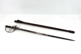 A British model 1821 Officers dress sword with lea