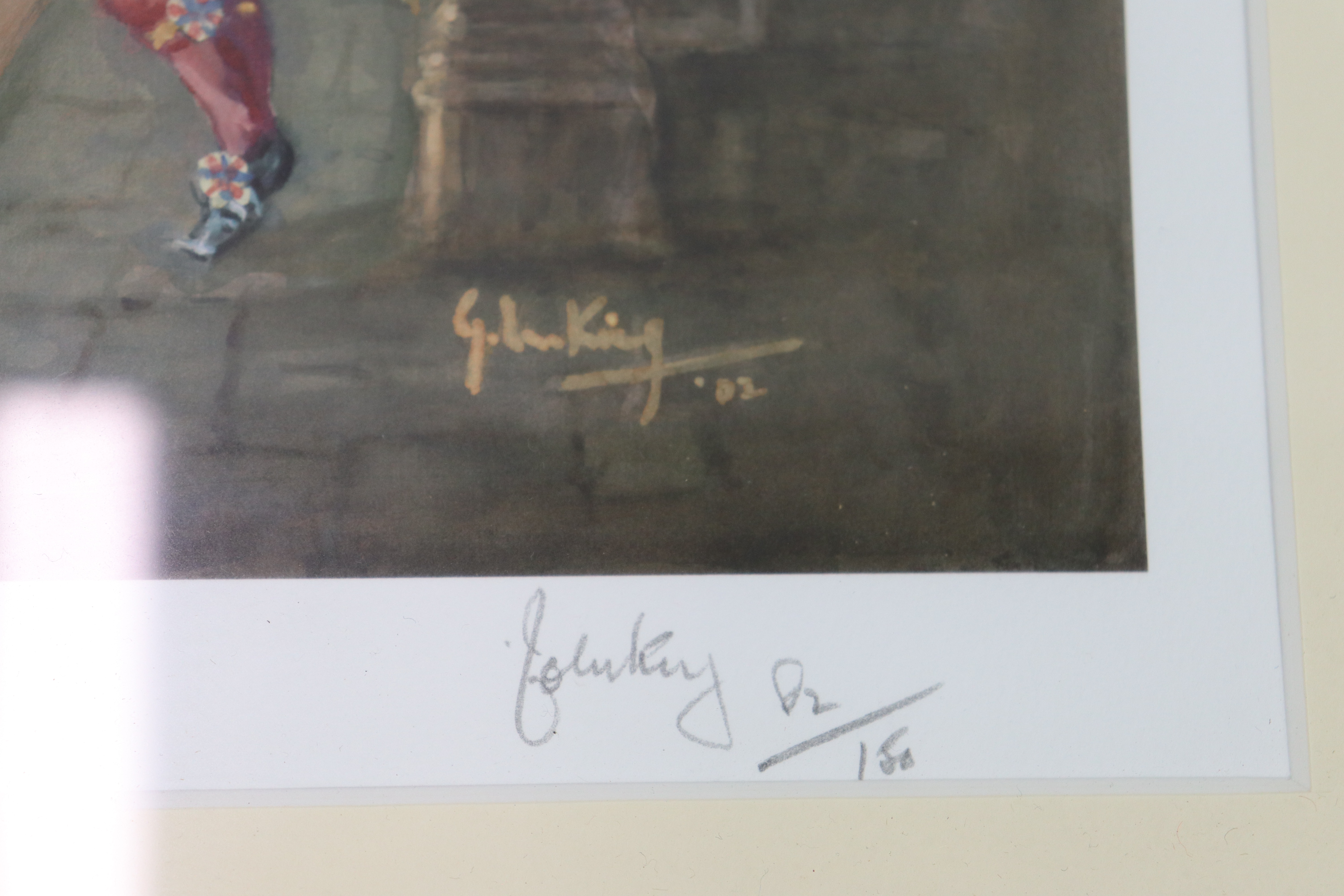 A John King signed limited edition print (82/150) - Image 7 of 8