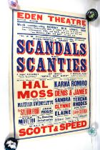 Five show posters (various theatres) 1942/42 "Scan