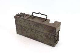 A German metal ammunition box