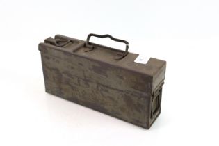 A German metal ammunition box