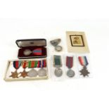 A WWII group of four medals including Africa Star