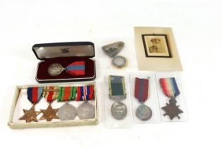 A WWII group of four medals including Africa Star