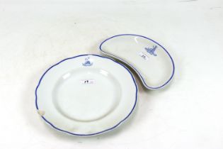 A Victorian kidney shaped dish, bearing the 2nd Ba