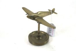 A model Hurricane cast brass etc. mounted to small