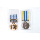 Korea and U.N. Korea medals to T/22309849 D.V.R. J