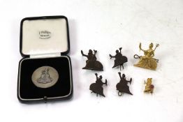 A Norfolk Regiment medallion, named and dated 1934