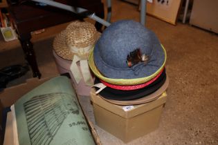 A quantity of ladies hats