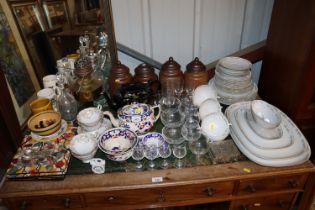 A large collection of various glass and china to i