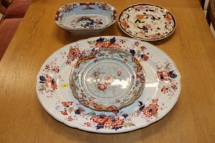 A quantity of ironstone plates