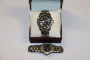 A boxed Accurist wrist watch and one other