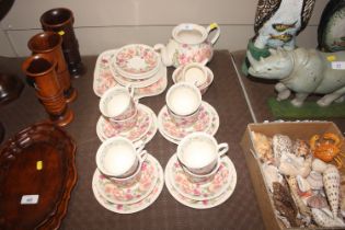 A collection of Mason's Liberty pattern teaware