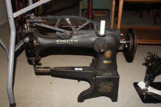 A vintage Singer sewing machine