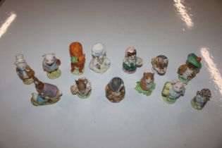 Thirteen Beswick Beatrix Potter figures