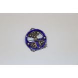 A 1938 silver Iona enamelled Scottish brooch