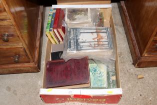Two boxes of various vintage books and East Anglia