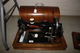 A Vickers British made hand sewing machine