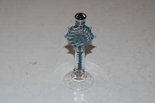 An Art Glass pepperette signed and dated to the ba