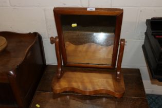 A 19th Century swing toilet mirror