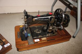 A Frister & Rossmann vintage hand sewing machine