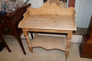 A pine washstand