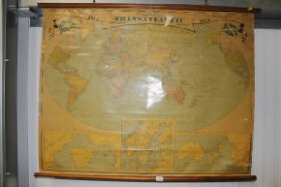 A Transatlantic Swedish map of the world AF