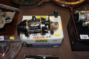 A Seacore 30LC fishing reel