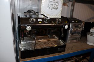 A Barista MaidAid compact coffee machine with acce