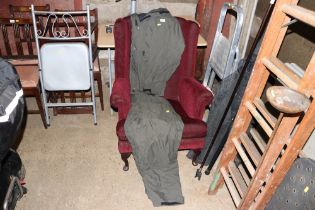 A two piece fishing suit