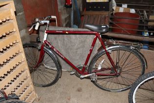A Raleigh upright cycle