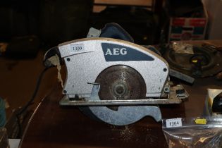 An AEG circular saw
