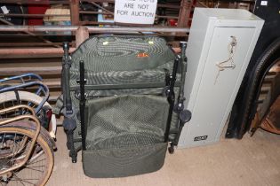 A CK Bivvi bed and an Ron Thompson fishing chair