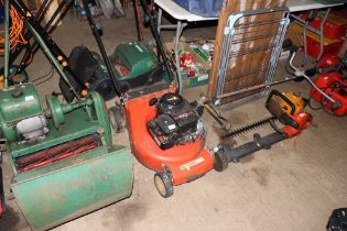 A Mower Land petrol rotary lawn mower