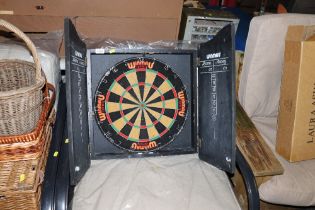 A dartboard