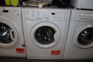 An Indesit washing machine